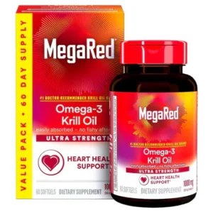 美國Schiff MegaRed 特強型優質磷蝦油(南極磷蝦) 1,000毫克 60粒軟膠囊