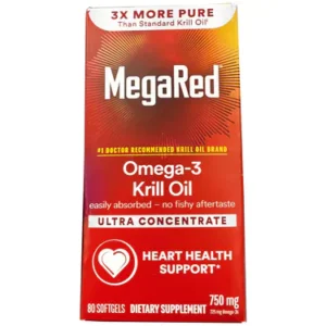 美國Schiff MegaRed 高濃度磷蝦油(南極磷蝦) 750毫克 80粒軟膠囊