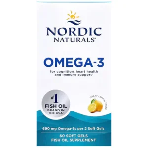 美國Nordic Naturals TG型奧米加3 檸檬味 60粒軟膠囊