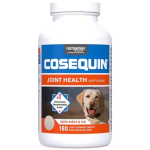 美國Nutramax, Cosequin 犬隻關節保健 強效配方+MSM及透明質酸 180片咀嚼片