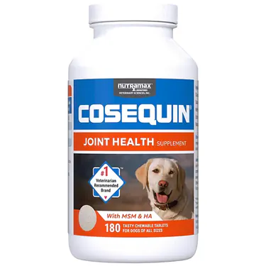 美國Nutramax, Cosequin 犬隻關節保健 強效配方+MSM及透明質酸 180片咀嚼片