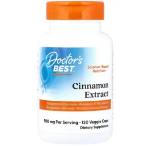 美國Doctor's Best 肉桂 250毫克 含Cinnulin 120粒素食膠囊