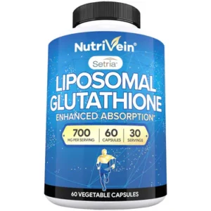 美國Nutrivein 脂質體穀胱甘肽 700毫克/每食用份量 60粒