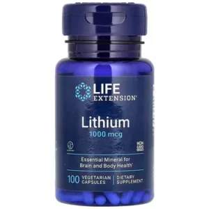 美國Life Extension 乳清酸鋰 1,000微克 100粒素食膠囊